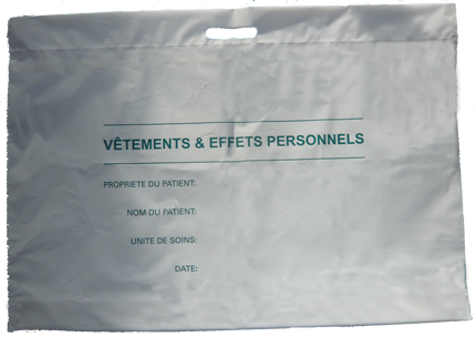 Sacs A204 vêtements du patient